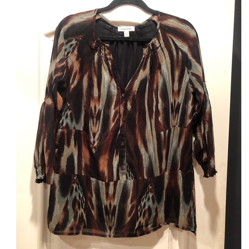 Calvin Klein Tunic Top - Size Small